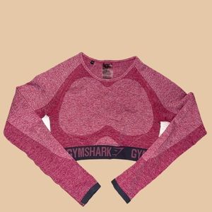 Pink gymshark top